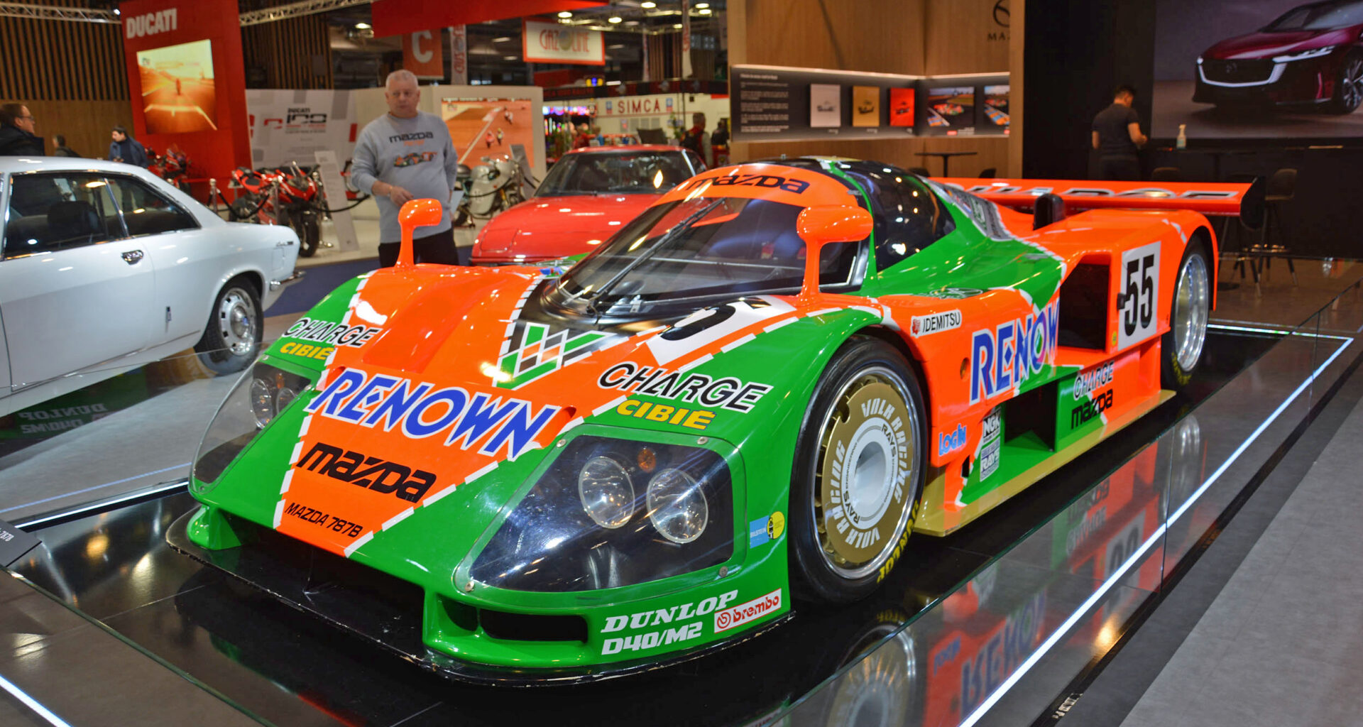 Mazda Celebrates 35th Anniversary of Its Le Mans Victory at Retromobile