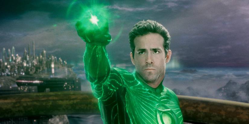 Ryan Reynolds as Green Lantern in the 2011 movie