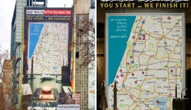 Iran unveils Tel Aviv map as it warns Israel amid nuclear