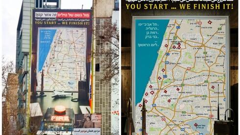 Iran unveils Tel Aviv map as it warns Israel amid nuclear