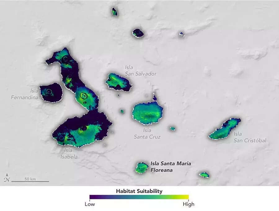 NASA's satellite data guides release sites and long-term planning (image Source -NASA) Satellite data guides release sites and long-term planning