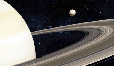Tiny moon of Saturn exerts unexpected forces on the solar system