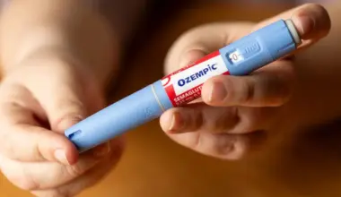 Pen injection of semaglutide named “ozempic”,