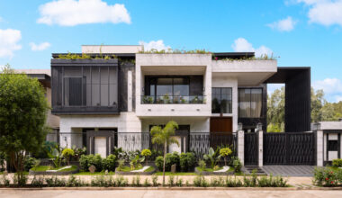 simran boparai completes prabh-te-ras residence in raipur, india