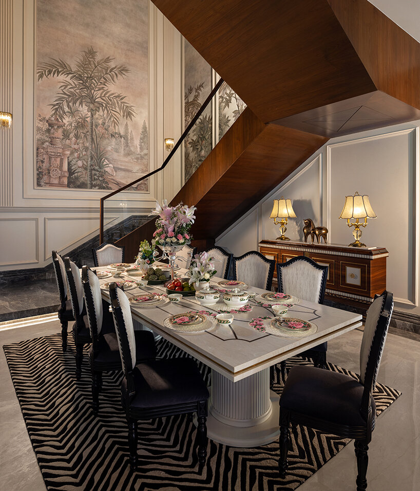 simran boparai completes prabh-te-ras residence balancing marble, murals and modernity - 6