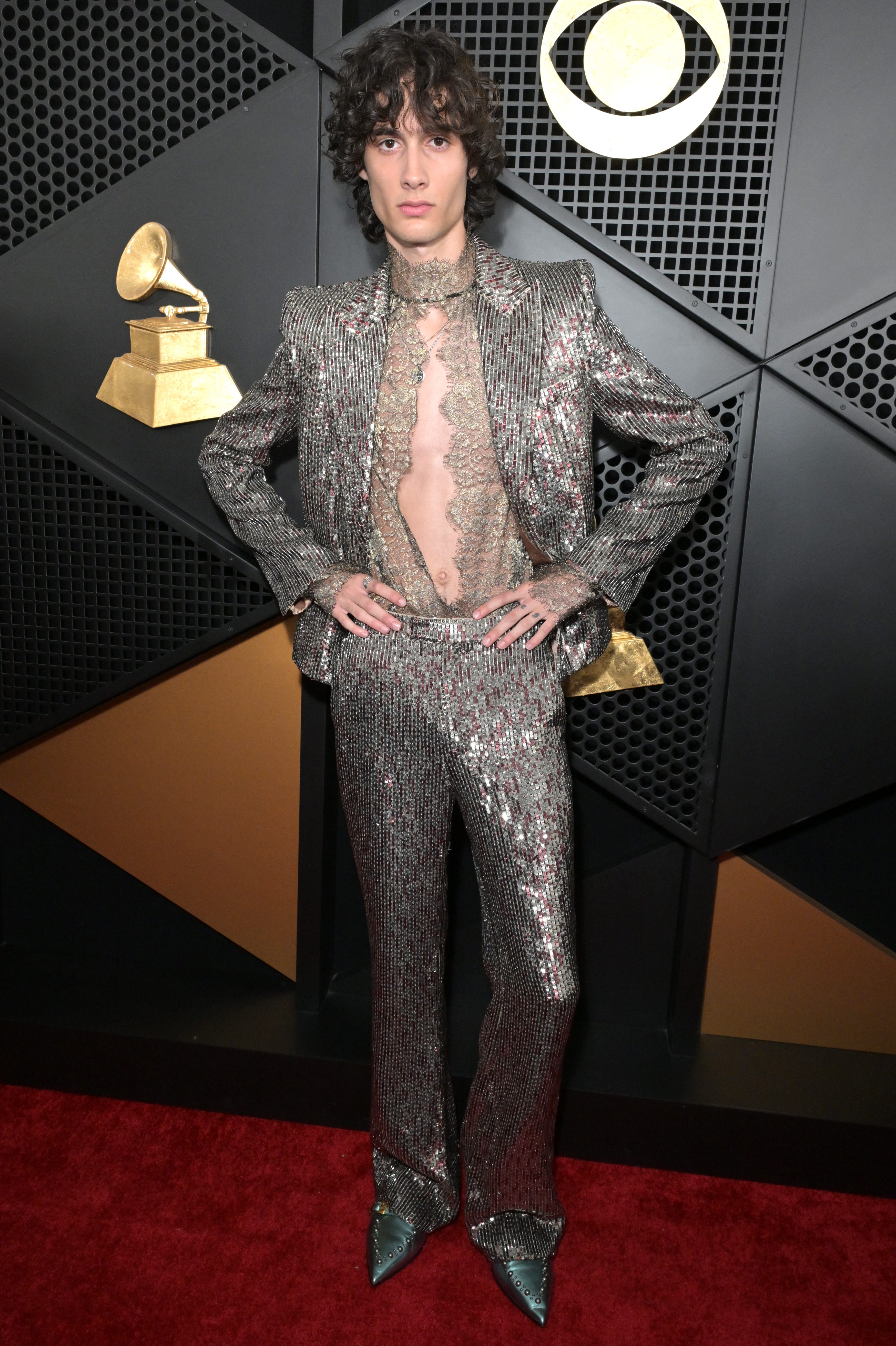 sombr 68th grammy awards red carpet