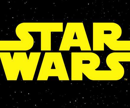 The Star Wars logo.