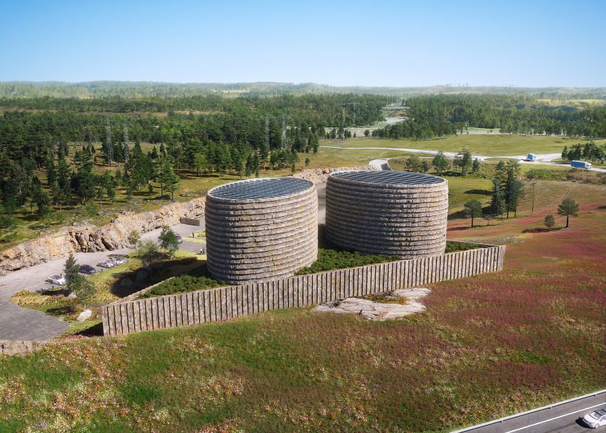 Stone Clouds data centre by Carl Fredrik Svenstedt Architects