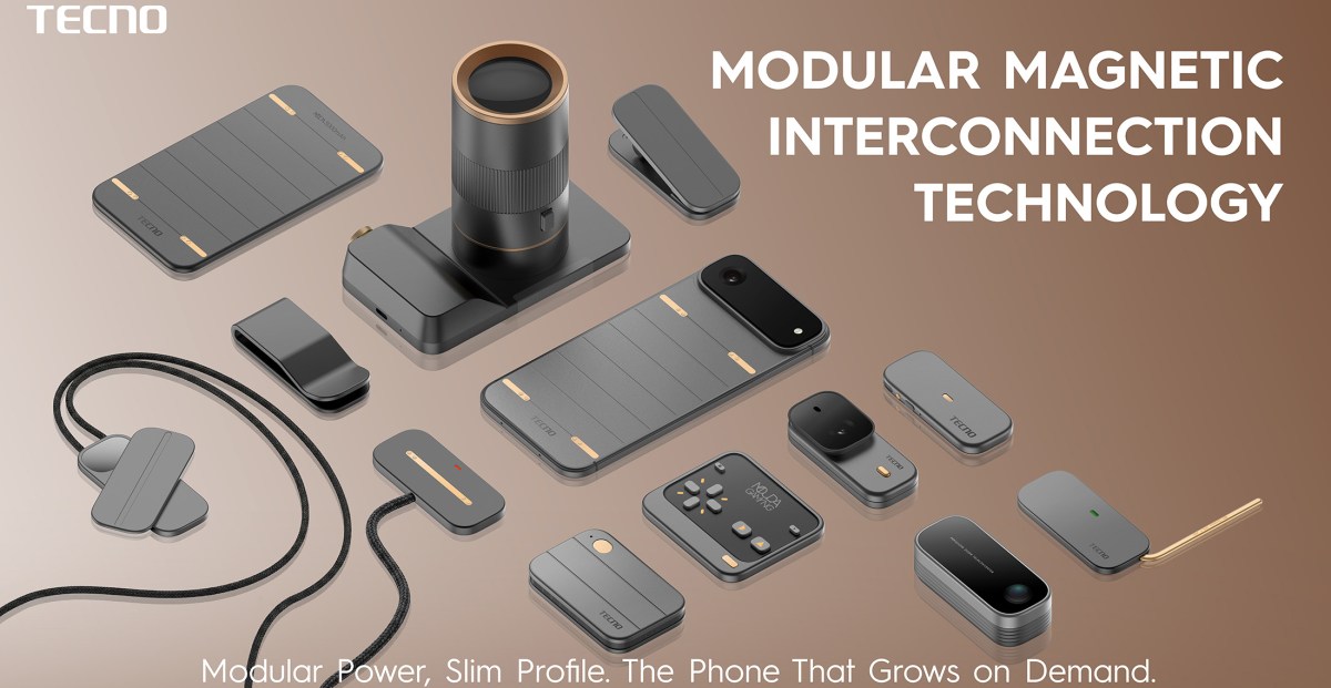 Tecno is doing a modular phone (again).