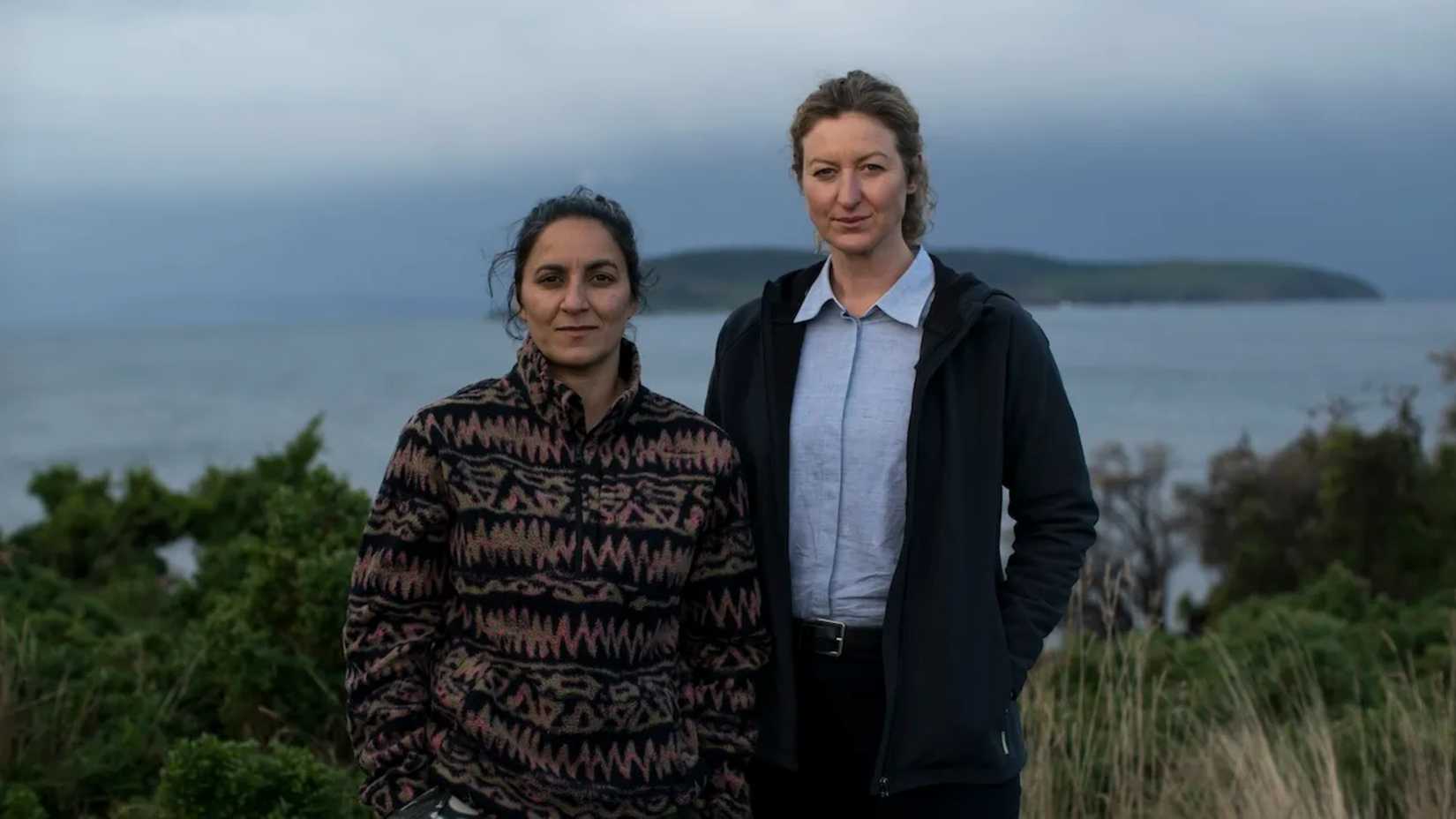 The two lead characters from Deadloch