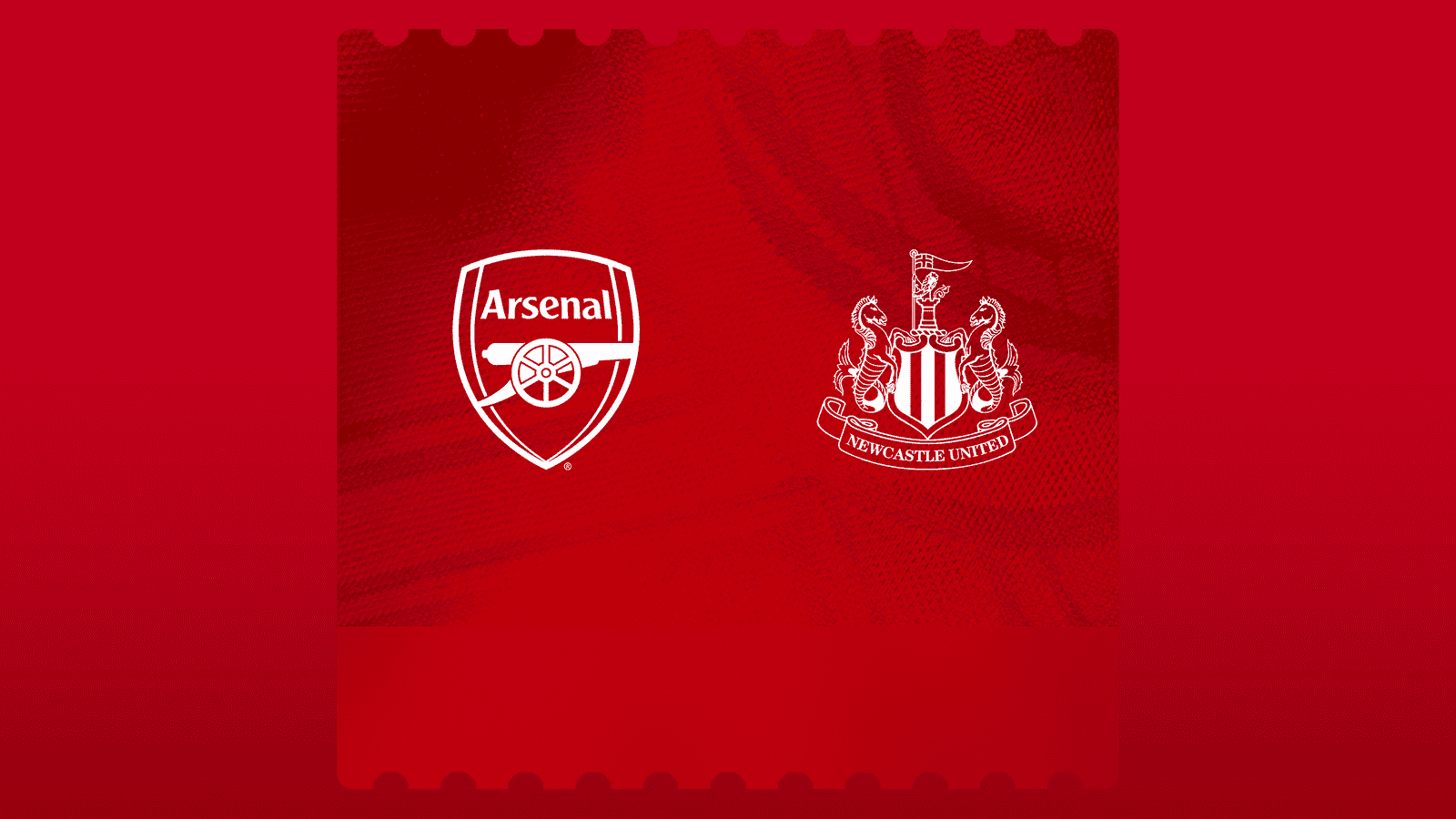 Ticket info: Arsenal v Newcastle United