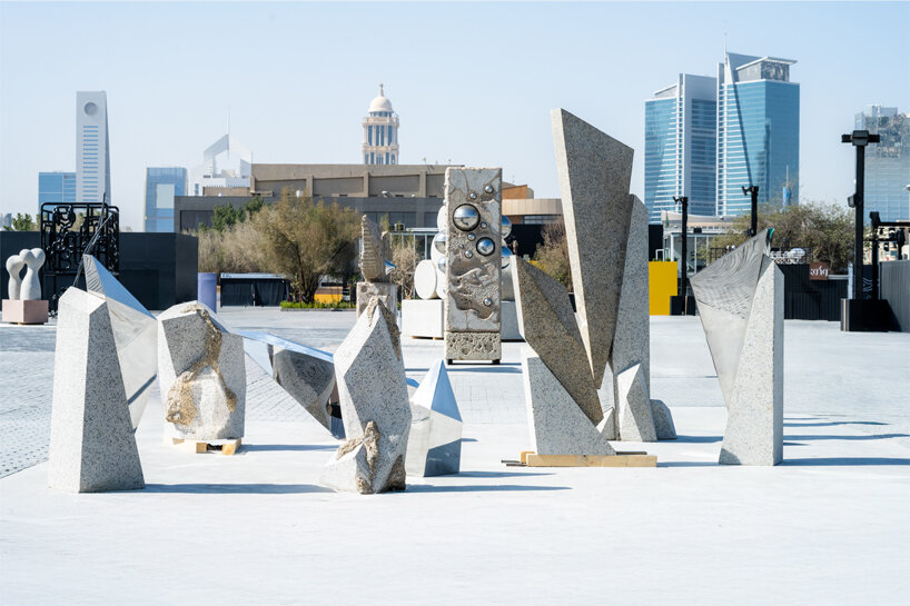 tuwaiq sculpture exhibition transforms riyadh’s urban fabric with large-scale public artworks