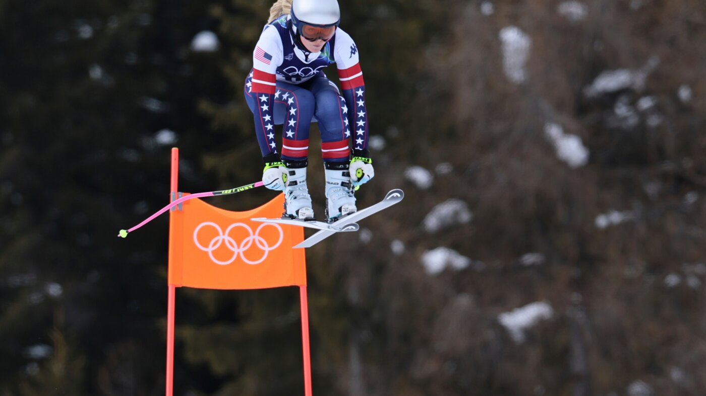 Lindsey Vonn Olympic downhill ACL : NPR