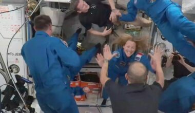 4 astronauts arrive at space station to replace evacuated crew