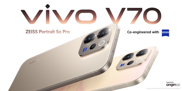vivo V70, co-engineered with ZEISS, brings portrait photography to the next level.