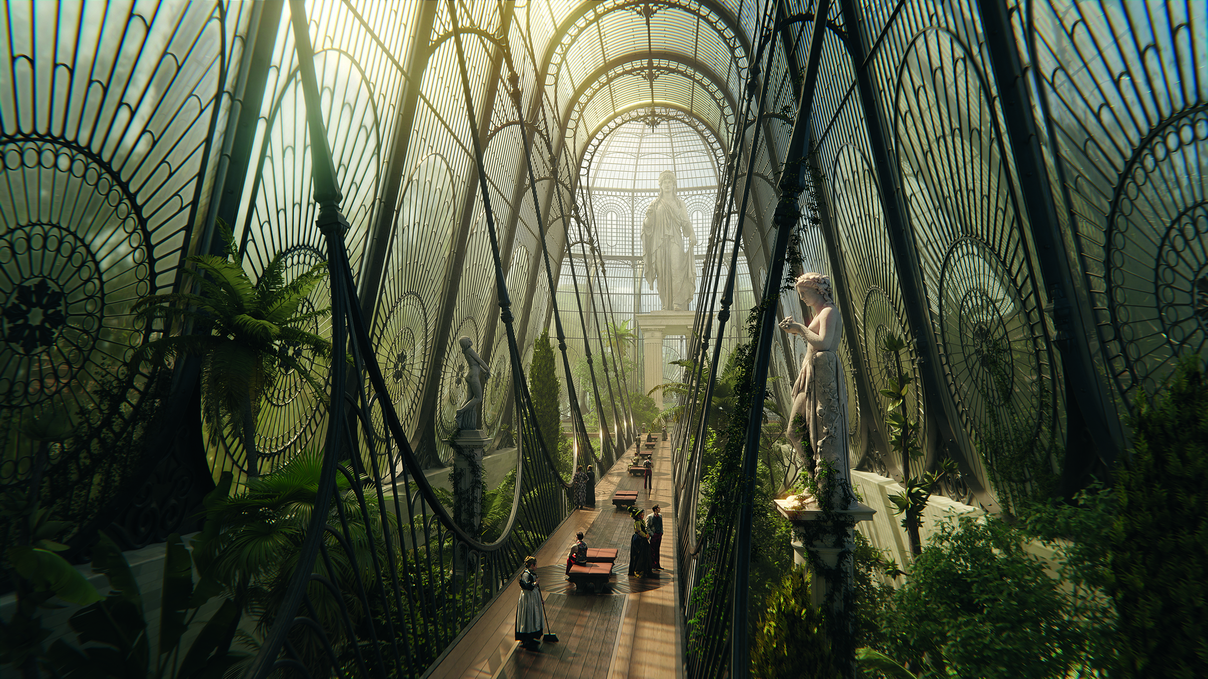 Epic 3D rendered environment art