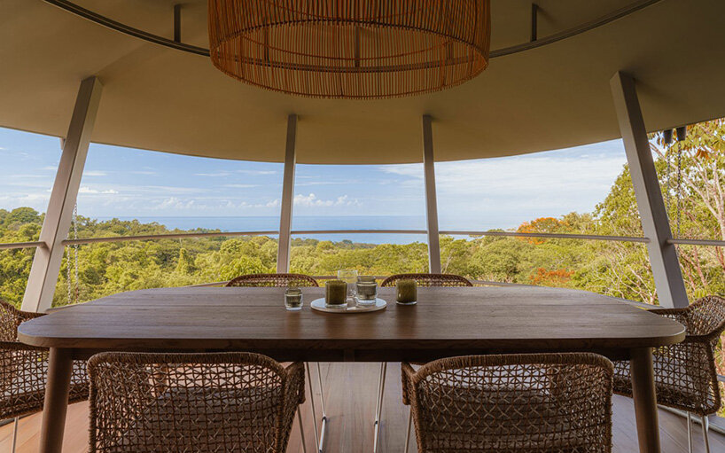 wavy roofscape crowns open-air residence by studio saxe along costa rica's pacific coast