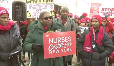 NYC nurses strike tentative deals on more key issues on Day 25, but not enough to end work stoppage, union says