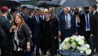 Israel's president visits Sydney's Bondi Beach massacre site and meets victims' families
