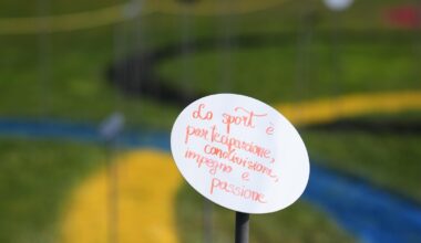 Olympic art project in a Milan park invites the public to 'reflect' on the Games' spirit