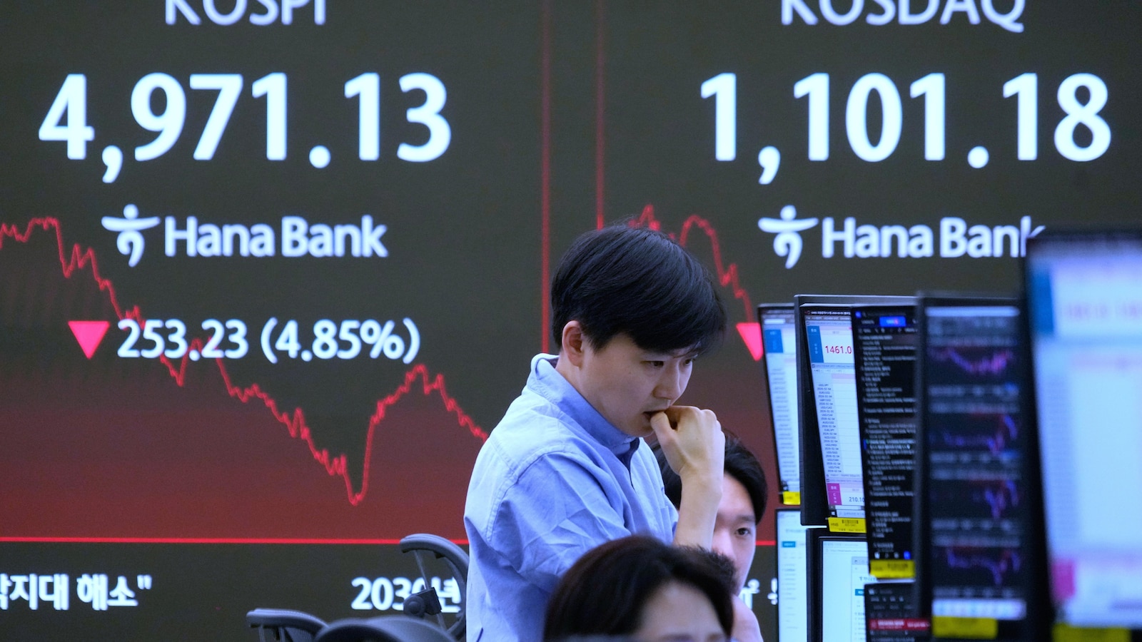 Asian shares drop after Wall Street retreats thanks to sinking tech stocks