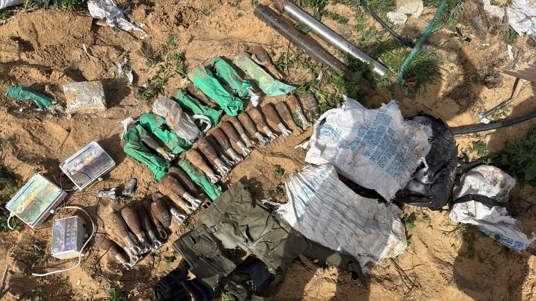 Mortar shells and rockets found in UNRWA sacks (IDF spokesperson, February 3, 2026)