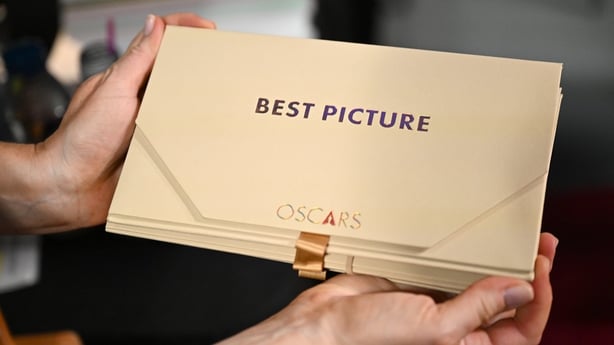 The Best Picture envelope is seen backstage during the 96th Annual Academy Awards at Dolby Theatre on 10 March, 2024 in Hollywood, California. (Photo by Richard Harbaugh/A.M.P.A.S. via Getty Images)