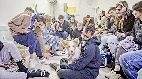 Israel’s public shelters again become sites of camaraderie amid steep danger