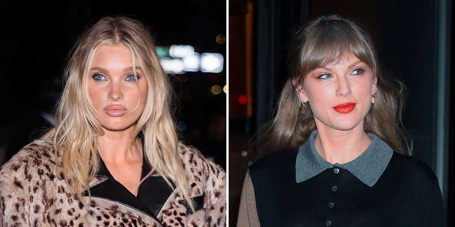Taylor Swift and Elsa Hosk Wear White Reebok Sneakers