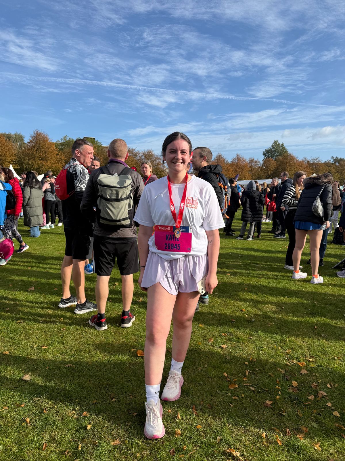 Katie has been advocating for awareness, including running The Great Scottish Run for The PMDD Project.
