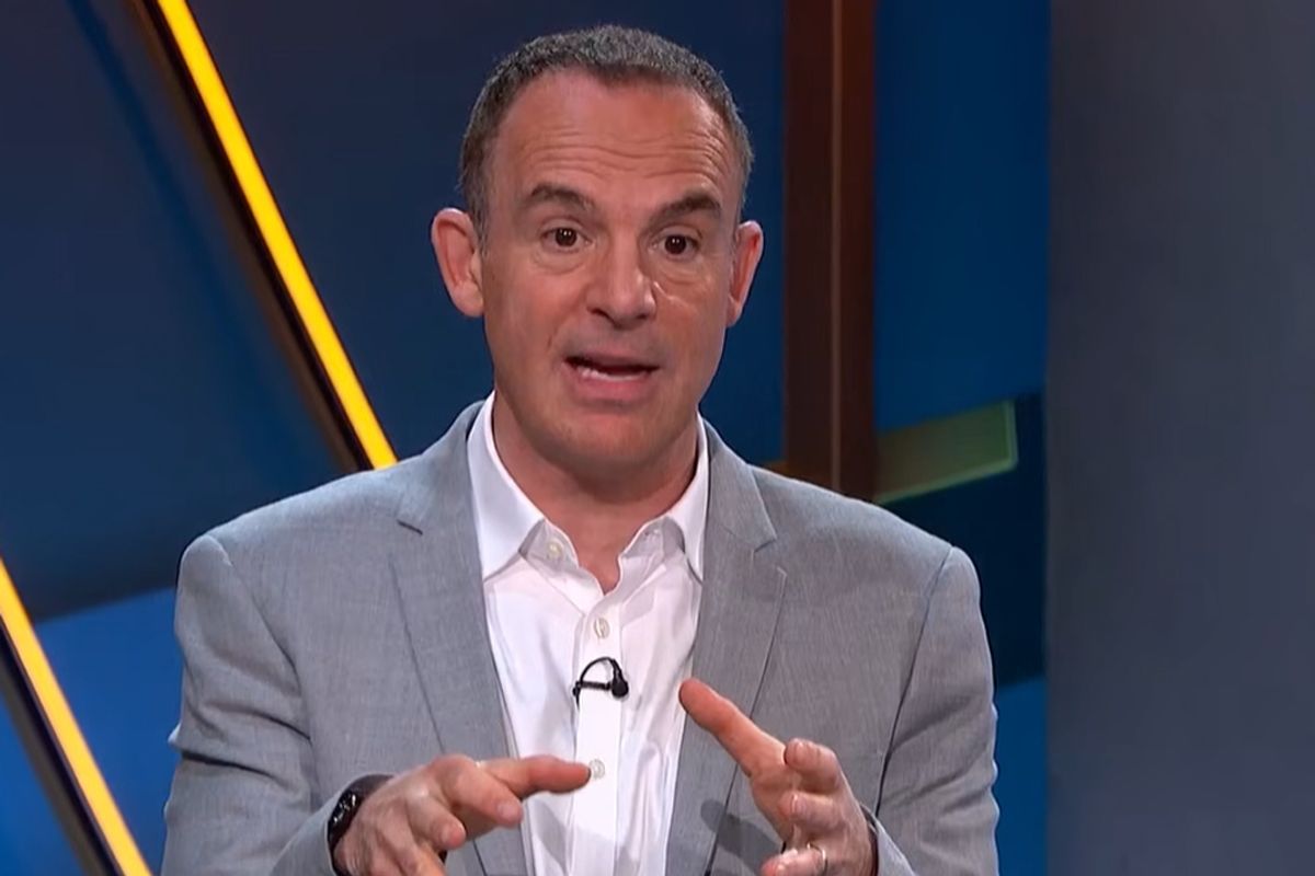 Martin Lewis speaking on ITV
