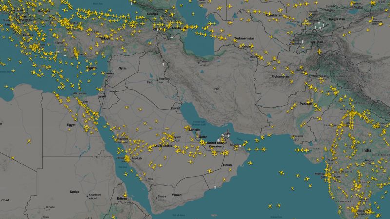 The hole in the sky: How Middle East airspace closures are reshaping global aviation