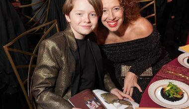 Coronation Street's Katy Cavanagh joined Hamnet star son Jacobi Jupe at the 32nd Annual Actor Awards in Los Angeles on Sunday evening
