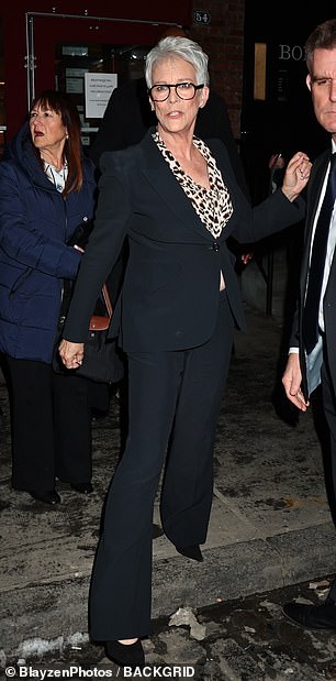 Jamie Lee Curtis pictured on Monday