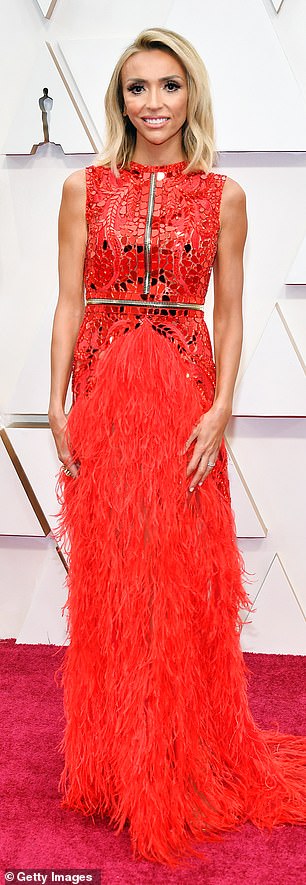 Giuliana Rancic pictured at the Oscars in 2020