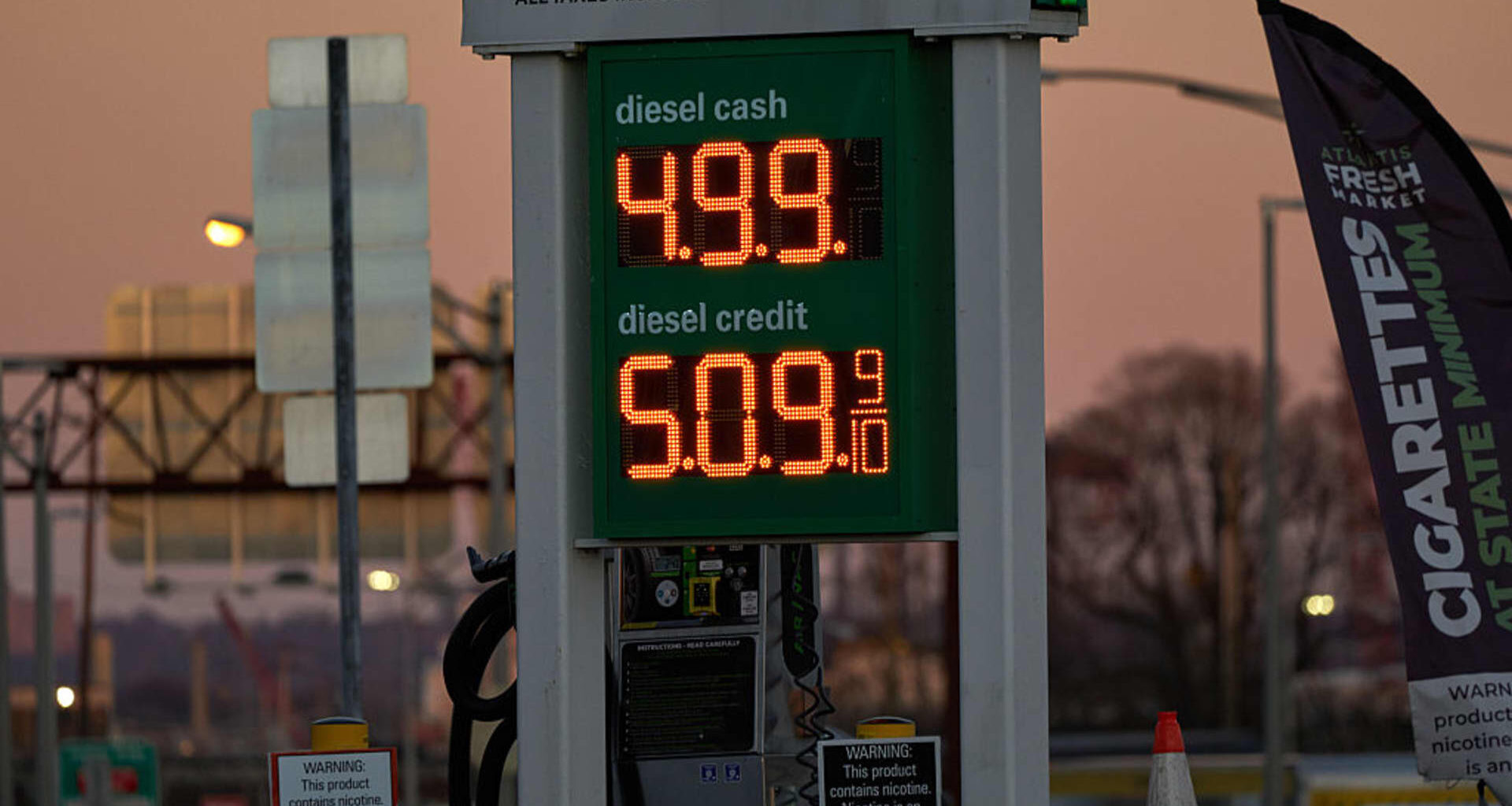 Diesel surges to $5 per gallon as Iran war disrupts oil supplies