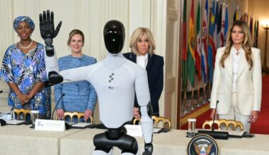 The robotics company hosted by Melania Trump