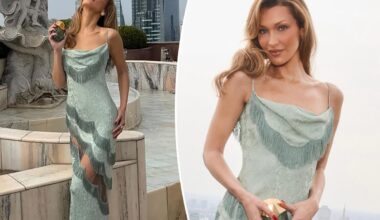 Bella Hadid channels Nicole Kidman in vintage cutout Christian Dior