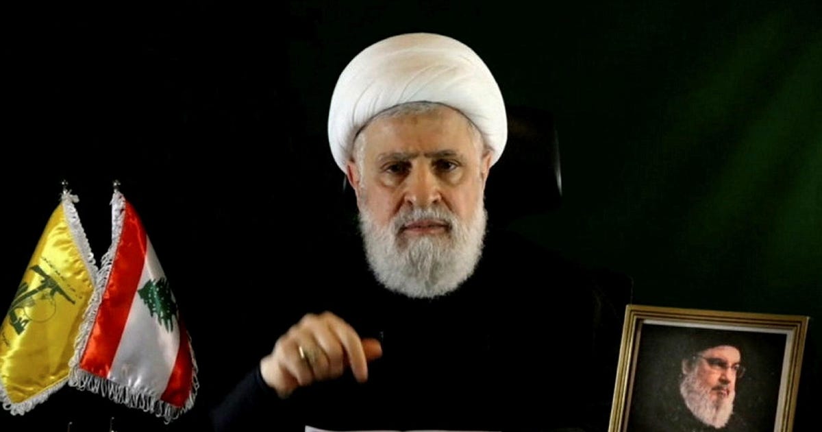 Hezbollah chief rejects disarmament and Israel talks, vows to continue fighting - Haaretz