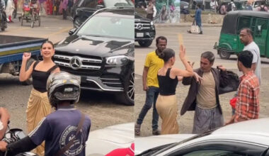 Bangladeshi Influencer Hits Elderly Man After His Bag Touches Her Arm; Video Sparks ‘Staged Or Real’ Debate - Times Now