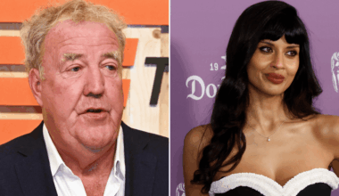 Jeremy Clarkson ignites unlikely feud with Jameela Jamil as he slams feminist actress's criticism of 'scarily thin' Bafta celebs