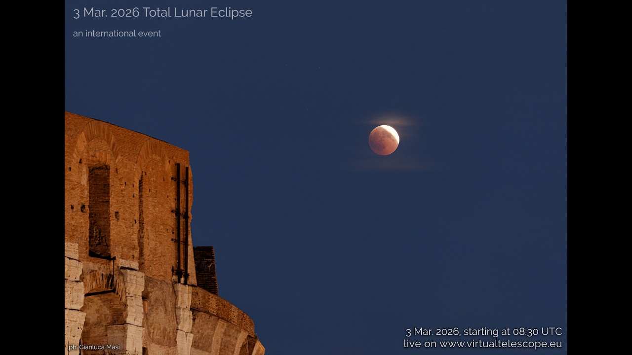 The 3 March 2026 Total Lunar Eclipse: a live, international event - 3 March 2026 - YouTube