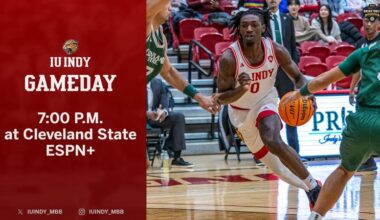 MEN'S BASKETBALL TO OPEN POSTSEASON PLAY AT NO. 10 CLEVELAND STATE