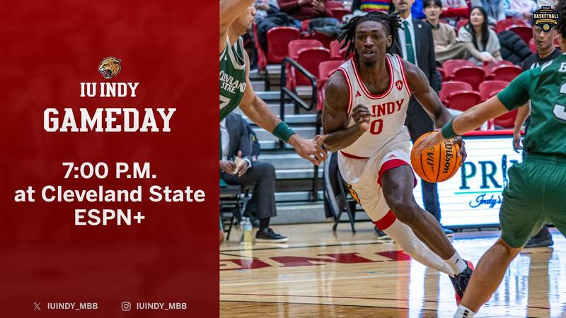 MEN'S BASKETBALL TO OPEN POSTSEASON PLAY AT NO. 10 CLEVELAND STATE