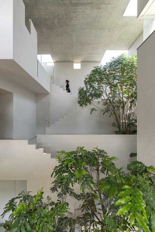 Stepped Well House  / A Threshold - Interior Photography, Stairs