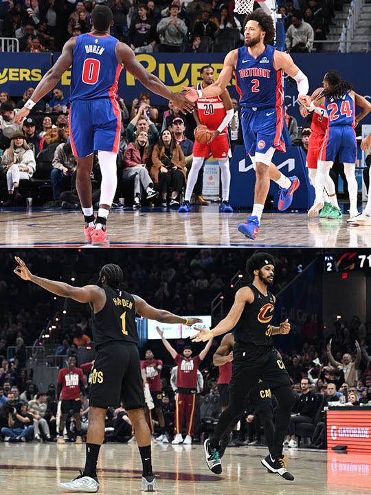 Jalen Duren, Cade Cunningham, James Harden, Jarrett Allen