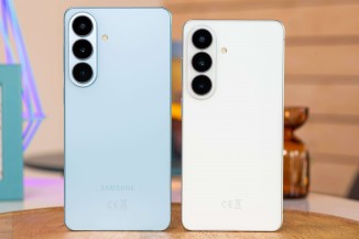 Samsung Galaxy S26+ next to the Galaxy S26