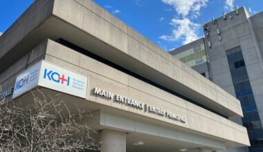 Beds placed in halls and storage rooms amid record patient surge at Kingston hospital