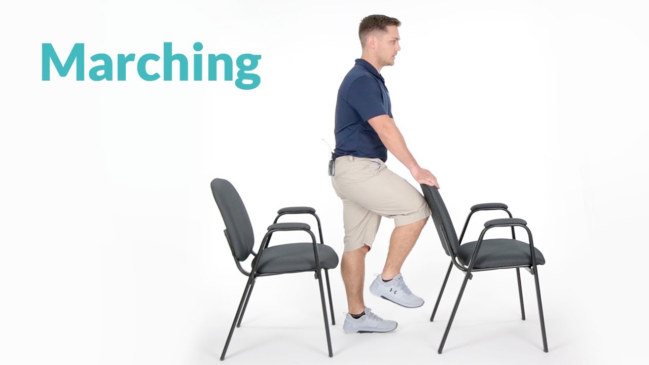 Marching Exercise for Seniors - YouTube