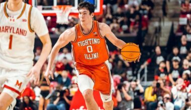 #11 Illinois Outlasts Maryland, Secures Quarterfinal Berth in B1G Tourney